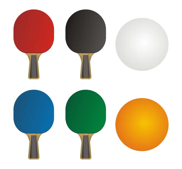 Pingpong-Set — Stockvektor