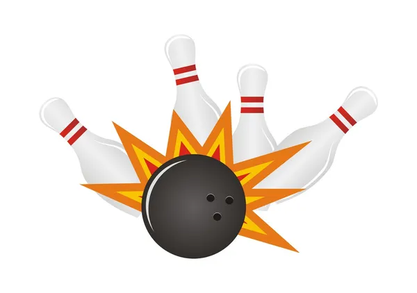 Ilustraciones Bowling — Vector de stock