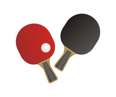 Ping pong illustration clipart