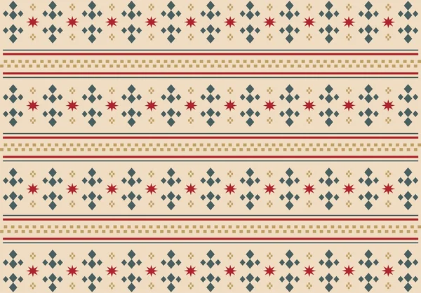 Modèle natif - motif vintage — Image vectorielle