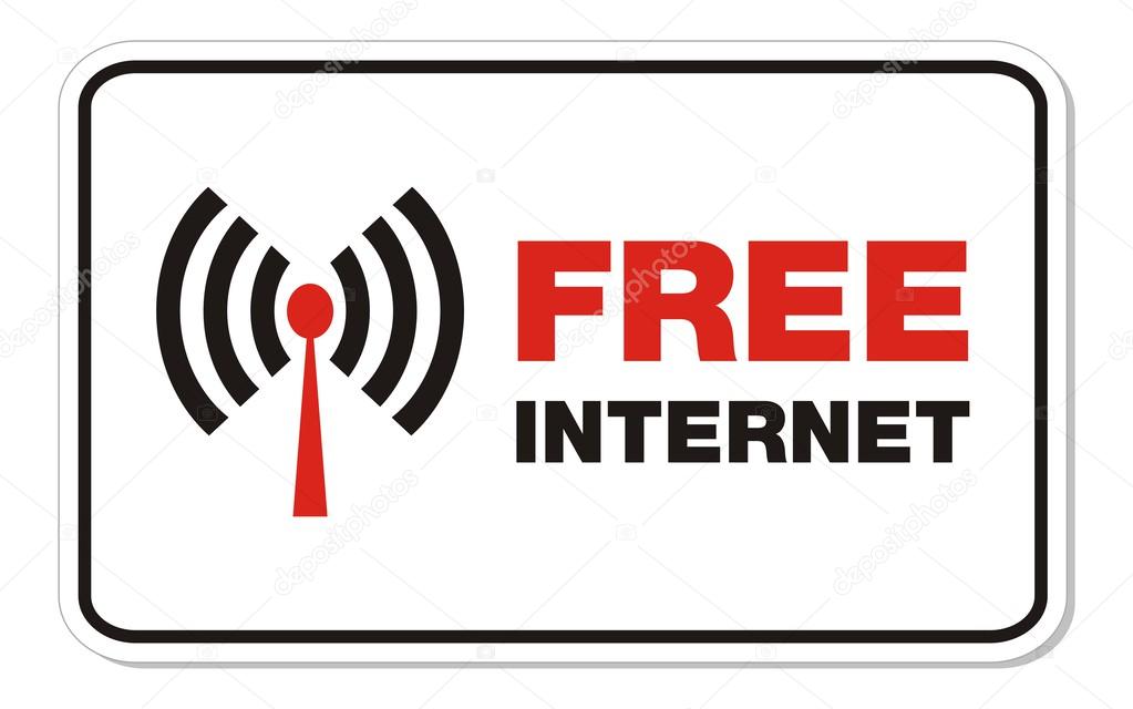 Free internet rectangle sign