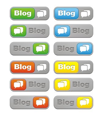 Blog düğme kümesi