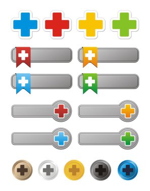 artı simgesi düğmesini ve strickers