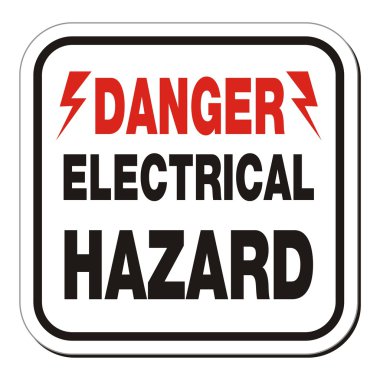 tehlike elektrik tehlike işareti