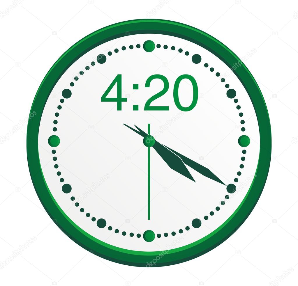 4:20 clock