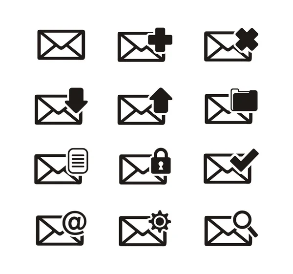 Messaging icon sets — Stock Vector