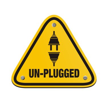 unplugged üçgen işareti