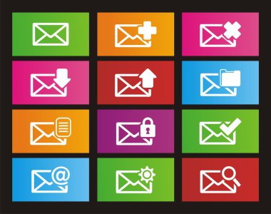 Metro tarzı simgeleri ileti gönderme