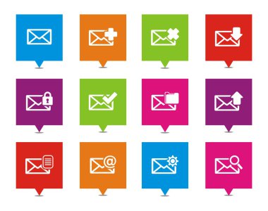 kare işaretçiler mesajlaşma