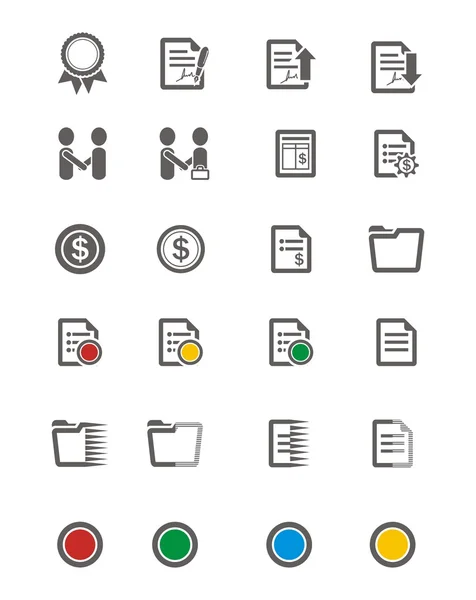 Conjuntos de iconos comerciales Ilustraciones de stock libres de derechos