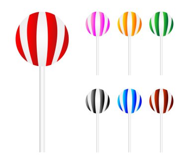 renkli lolipop