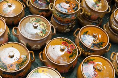 El yapımı Seramik Çömlek