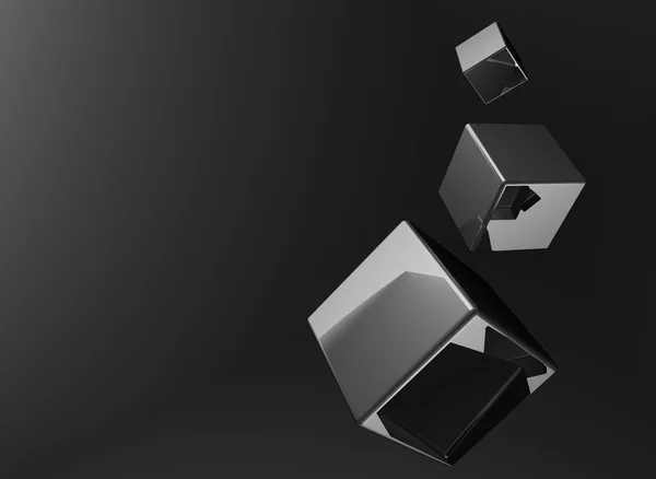 Fundo cubos 3D — Fotografia de Stock