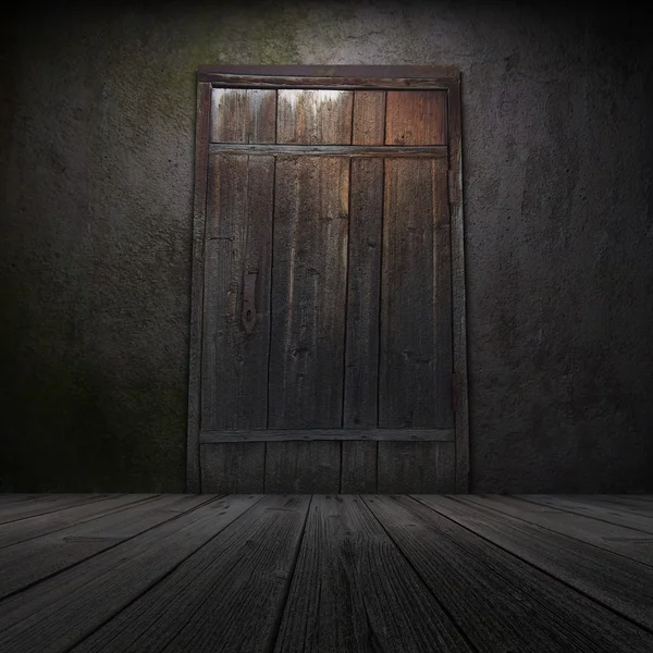 Staré dřevěné dveře. Šablona návrhu — Stock fotografie