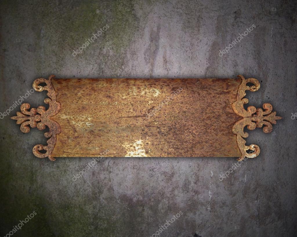 Old Rust Metal Nameplate On A Old Wall Royalty Free Photo Stock Image By C Swevil Old Rust Metal Nameplate On A Old Wall Royalty Free Photo Stock Image By C Swevil
