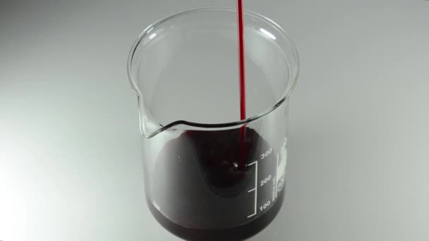 Sangue em um copo — Vídeo de Stock