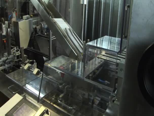 Automated production of medicines. — Stock Video