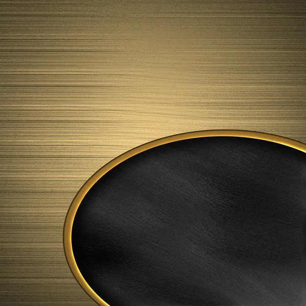 Goldene Textur mit schwarzem Hals. Vorlage für Design — Stockfoto