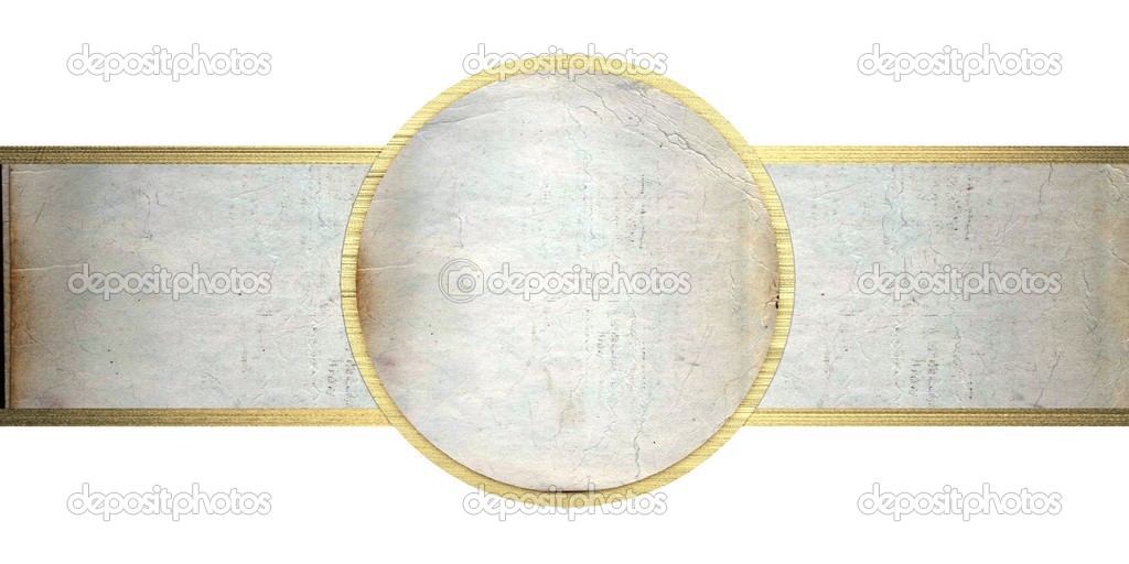 White texture stripe layout with gold circle