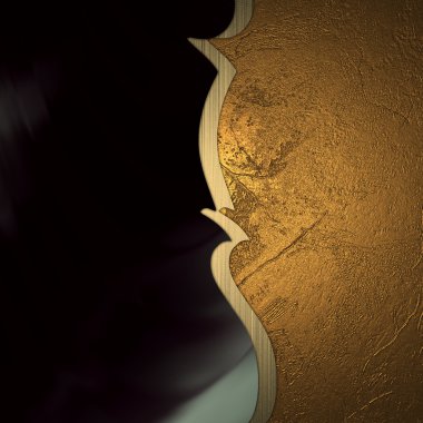 siyah ve altın doku ayrılmış bant altın