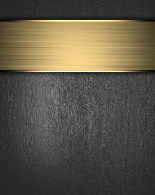 Grunge altın adı plakalı metal arka plan