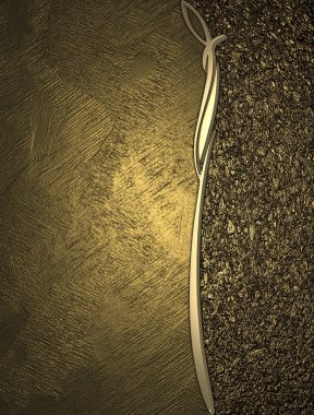 altın arka plan yazmak için altın bir tabela ile