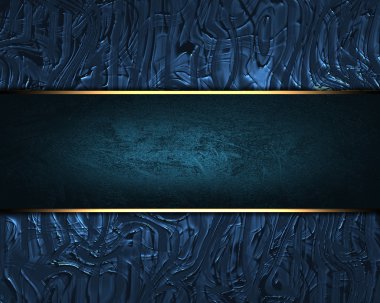 mavi bir tabela ile mavi arka plan.