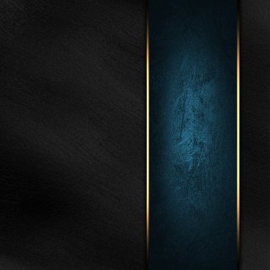 siyah arka plan ile güzel mavi tabela.