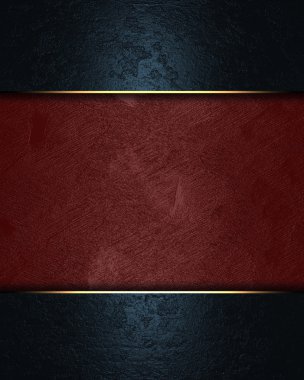 kırmızı bir tabela ile mavi arka plan.