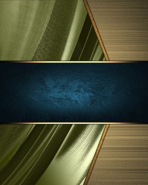 yeşil arka plan mavi tabela ile.