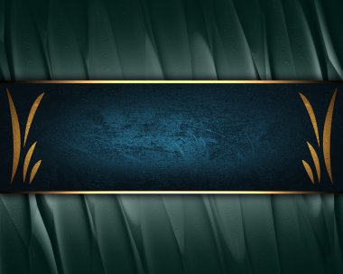 mavi arka plan deseni ve yazma için mavi tabela ile