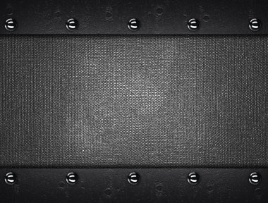 kenarlı perçin ile metal plakalı metal arka plan