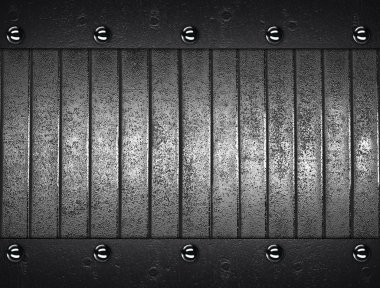 metal arka plan yazmak için metal tabela ile.