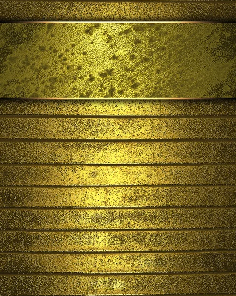 Grunge gouden achtergrond met goud teken voor het schrijven. — Stockfoto