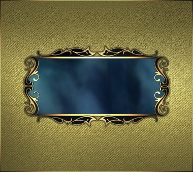 altın arka plan ve kenarlardaki desenli altın üye.