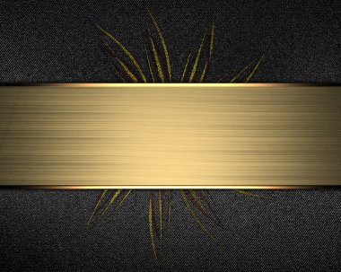 siyah arka plan bitki deseni ve gold üye ile