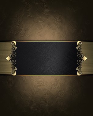 kahverengi arka plan desenleri kenarlarda plakalı siyah adı ile.