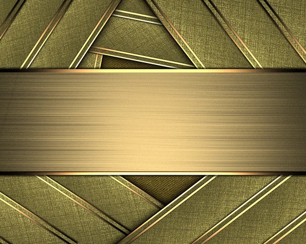 altın arka plan ile çapraz şeritler, altın tabela
