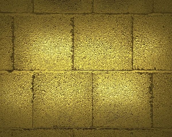 Texture gold wall of the blocks