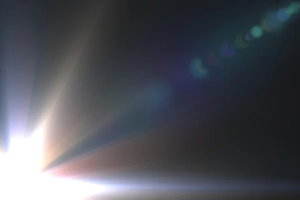 Stern, Sonne mit Linsenschlag. Strahlenhintergrund — Stockfoto