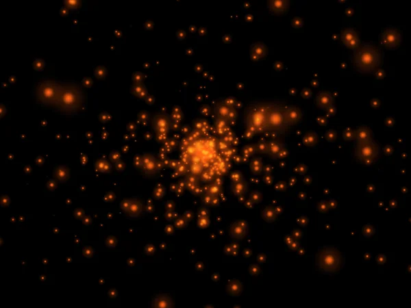 Modèle de conception - vue rapprochée de la combustion scintillante — Photo