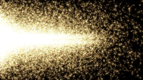 Noel ışıltı. siyah zemin üzerine sarı ışıklar yanıp sönüyor