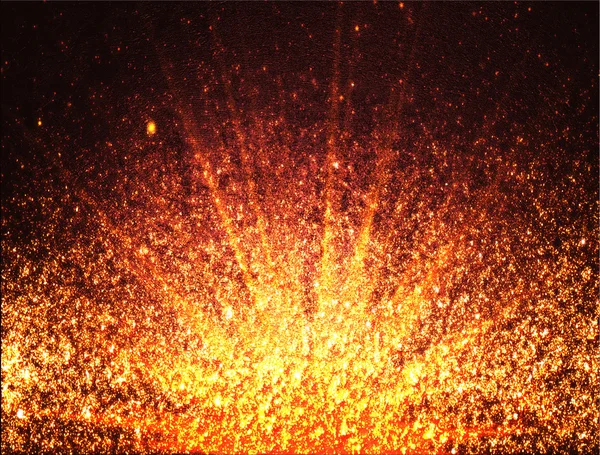 tasarım şablonu - turuncu arka plan parçacıklar