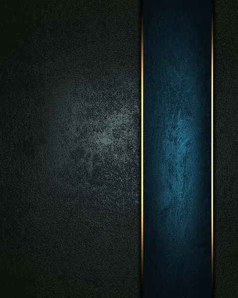 Altın kenarlı mavi tabela ile mavi arka plan