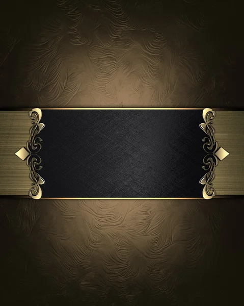 kahverengi arka plan desenleri kenarlarda plakalı siyah adı ile.