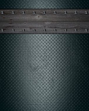 metin için ahşap isim levhası ile mavi soyut doku