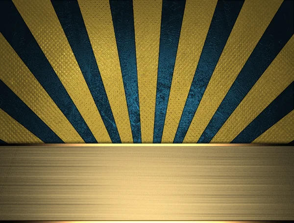 Sfondo luce solare dorata con targhetta in oro — Foto Stock