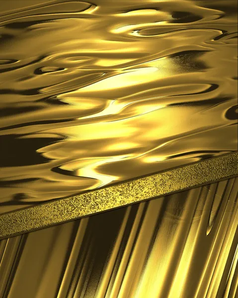 Two textures of gold, divided beautiful pattern — Stock Photo, Image