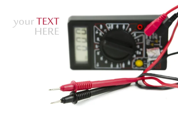 Multimeter, tester isolated on the white background — Stock Photo, Image