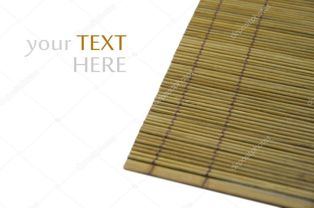 Bamboo Tray for background and promises.